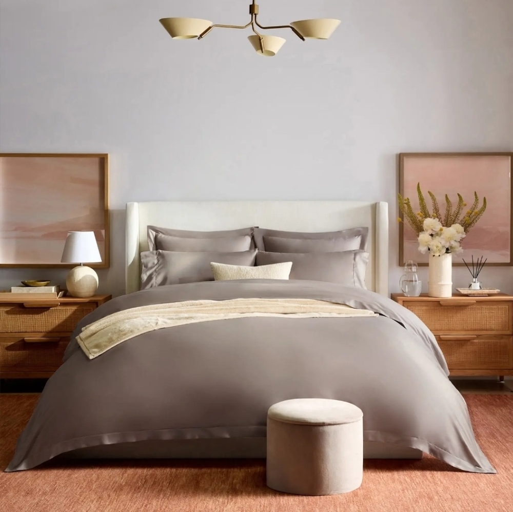 Quince Giza Cotton Sateen Duvet Set/ King/Cal King/ NWOT